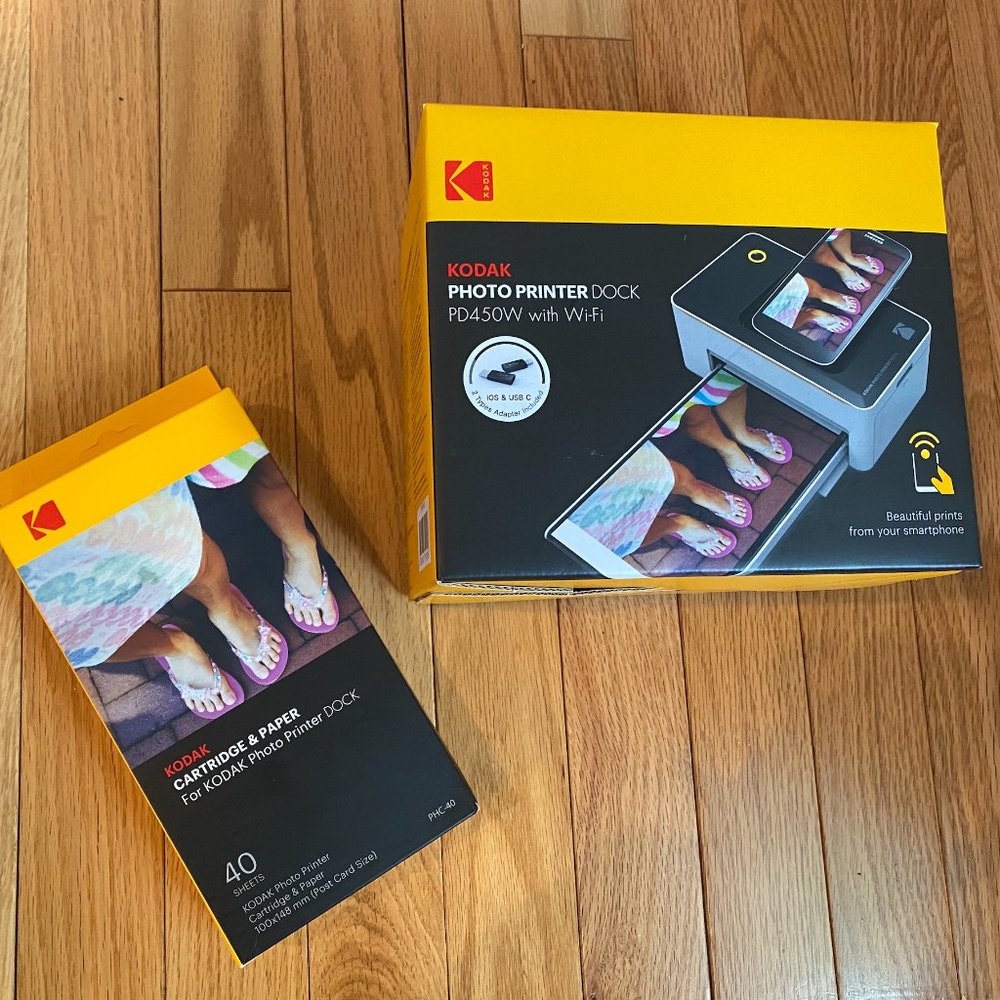 Photo Printer + extra 40 sheets of photo paper